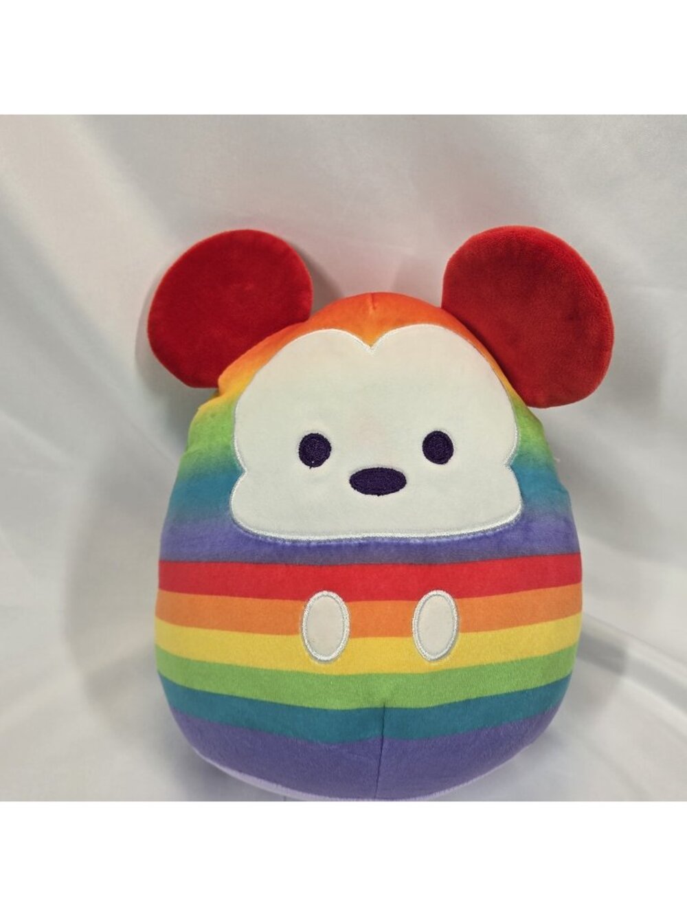 NWT Squishmallows Disney Pride Collection 8” Mickey Mouse Rainbow